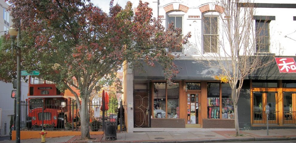 Shopping downtown Asheville