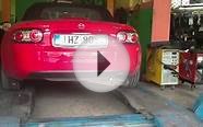 Mazda MX5 (Miata) NC with single outlet exhaust