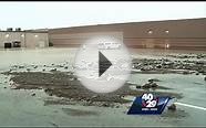 Rain causes flooding at Fort Smith Shopping Center