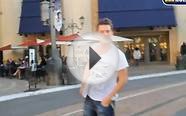 Tristan MacManus shops at the Grove